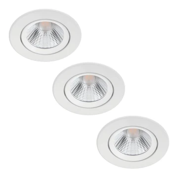 Philips - SET 3x LED Lámpara empotrable regulable LED/5,5W/230V 2700K