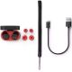 Philips TAA5508BK/00 - Auriculares inalámbricos IPX5 negro/rojo