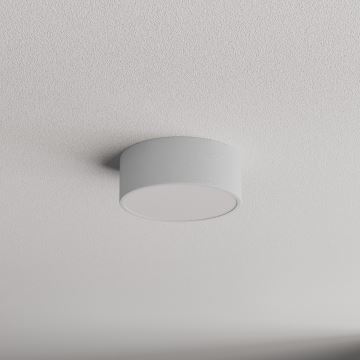 Plafón de baño CLEO 1xE27/24W/230V diá. 20 cm gris IP54