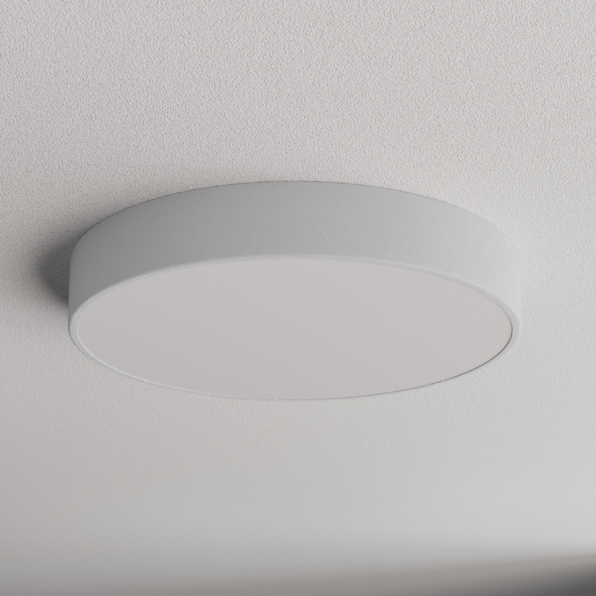 Plafón de baño CLEO 4xE27/24W/230V diá. 50 cm gris IP54