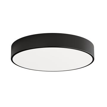 Plafón de baño CLEO 4xE27/24W/230V diá. 50 cm negro IP54