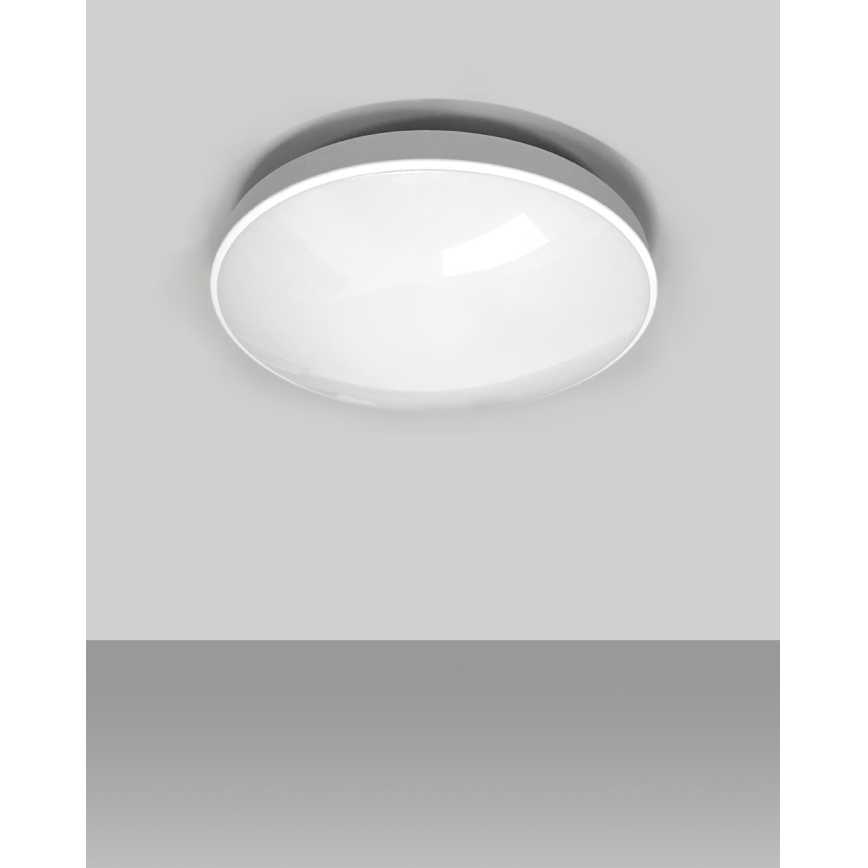 Plafón LED de baño CIRCLE LED/18W/230V 4000K diá. 30 cm IP44 blanco