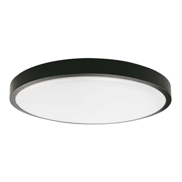 Plafón LED de baño con sensor LED/18W/230V 4000K IP44 negro