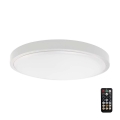 Plafón LED de baño con sensor SAMSUNG CHIP LED/18W/230V IP44 6500K diá. 29 cm blanco + control remoto