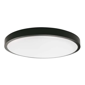 Plafón LED de baño LED/30W/230V 6500K IP44 negro