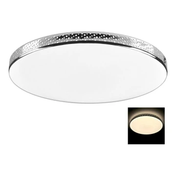 Plafón LED de baño MOON LED/18W/230V cromo IP44