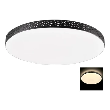 Plafón LED de baño MOON LED/18W/230V negro IP44