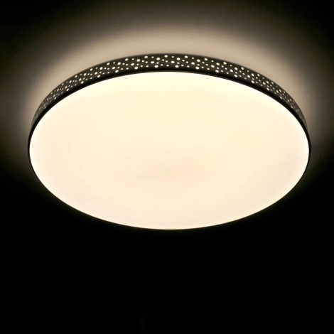 Plafón LED de baño MOON LED/18W/230V negro IP44