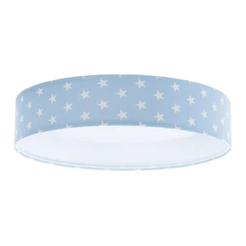 Plafón LED infantil GALAXY KIDS LED/24W/230V estrellas azul/blanco