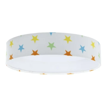 Plafón LED infantil GALAXY KIDS LED/24W/230V estrellas multicolor