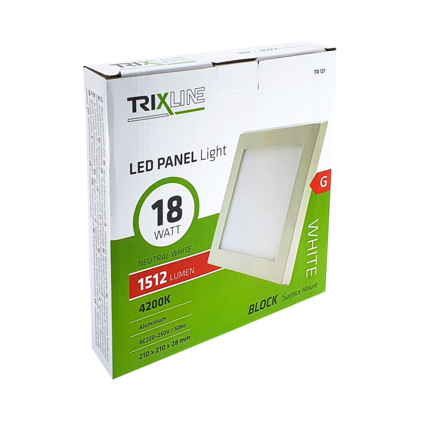Plafón LED LED/18W/230V 4200K