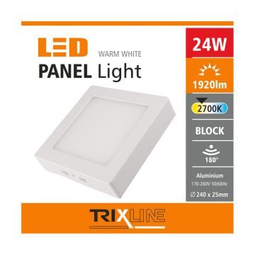 Plafón LED LED/24W/230V 2700K
