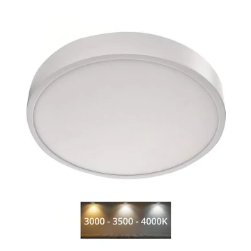 Plafón LED NEXXO LED/28,5W/230V 3000/3500/4000K d. 30 cm blanco