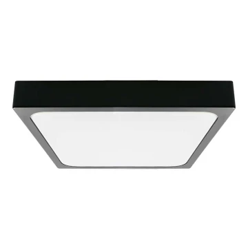 Plafón LED para baño LED/30W/230V 3000K IP44 negro