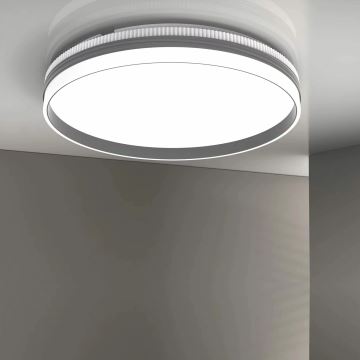 Luz de techo LED regulable para baño BARBARA LED/72W/230V 3000-6000K IP44 + control remoto