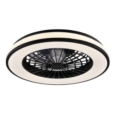 Plafón LED regulable con ventilador LED/48W/230V 3000-6500K + control remoto