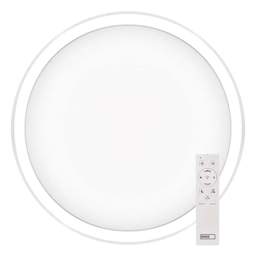 Plafón LED regulable GoSmart LED/30W/230V diá. 40 cm 2700-6500K Wi-Fi Tuya + control remoto