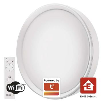 Plafón LED regulable GoSmart LED/30W/230V diá. 40 cm 2700-6500K Wi-Fi Tuya + control remoto