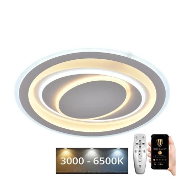Plafón LED regulable LED/100W/230V 3000-6500K + mando a distancia