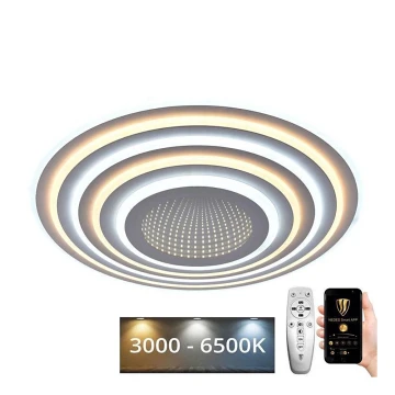 Plafón LED regulable LED/140W/230V 3000-6500K + mando a distancia