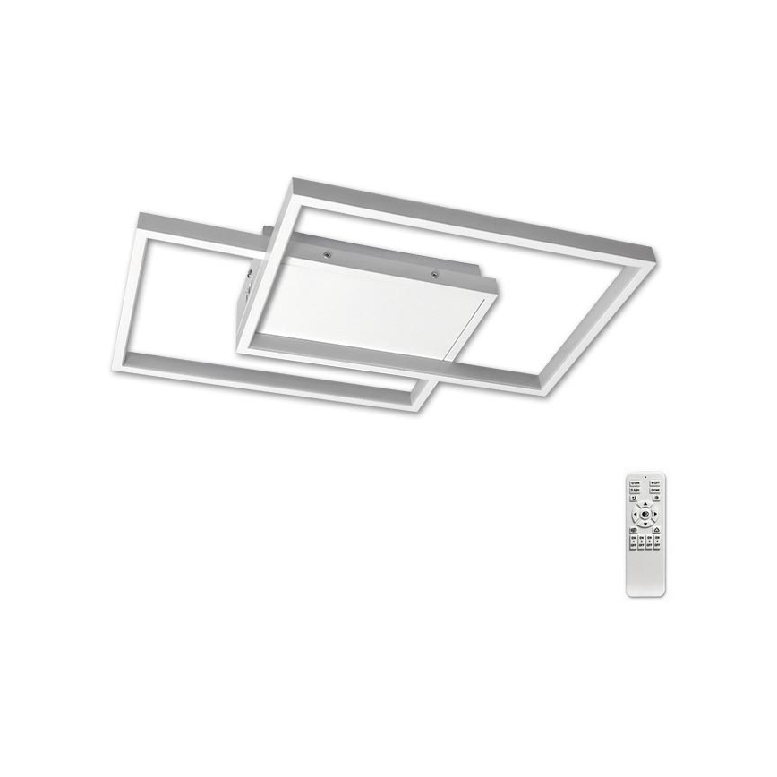 Plafón LED regulable LED/45W/230V 3000-6500K blanco + control remoto