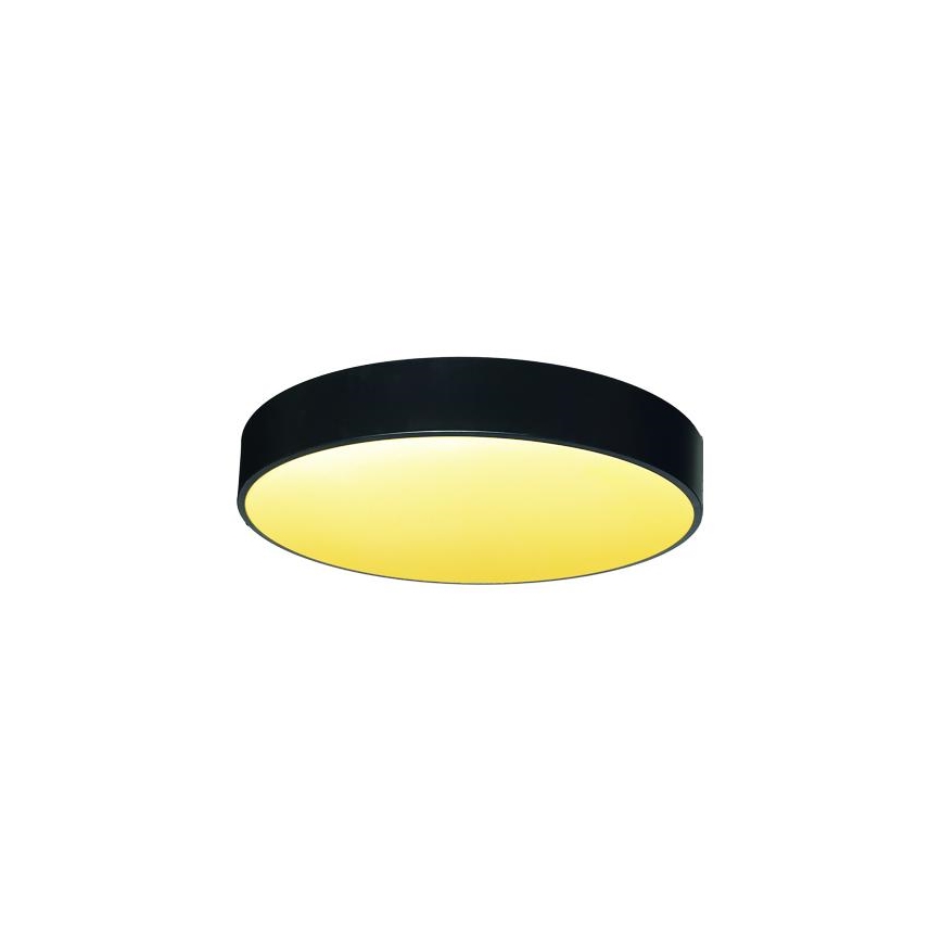 Plafón LED regulable LED/50W/230V 3000-6500K negro + control remoto