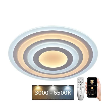 Plafón LED regulable LED/80W/230V 3000-6500K + mando a distancia