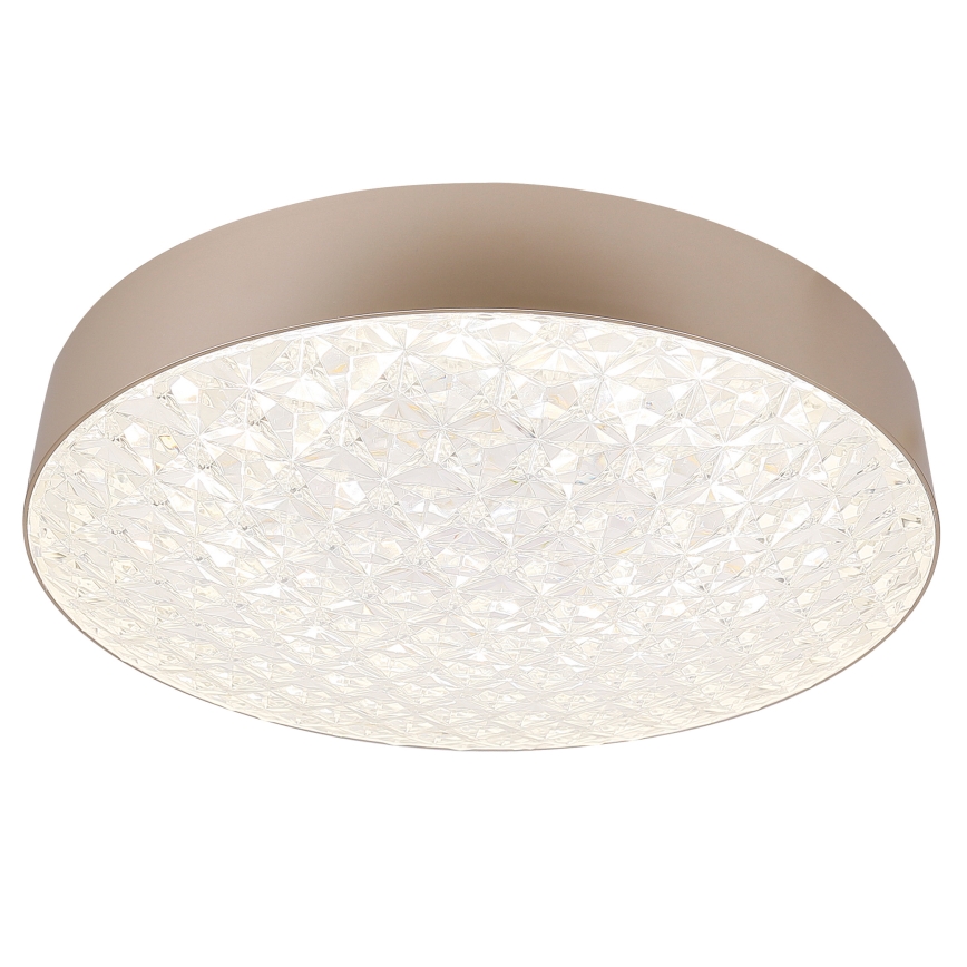 Plafón LED regulable LUXON LED/60W/230V 2800-6500K beige + mando a distancia