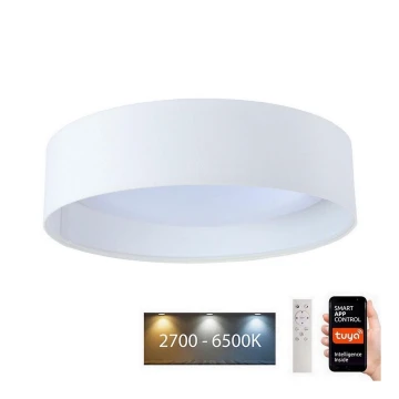 Plafón LED regulable SMART GALAXY LED/24W/230V d. 45 cm 2700-6500K Wi-Fi Tuya blanco + mando a distancia