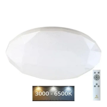 Plafón LED regulable STAR LED/60W/230V 3000-6500K + control remoto