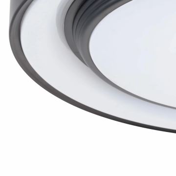 Luz de techo LED regulable para baño ZYGMUNT LED/48W/230V 3000-6000K IP44 + control remoto