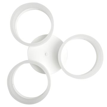 Plafón LED RING 3xLED/12W/230V blanco