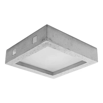 Plafón LED RIZA LED/18W/230V concreto