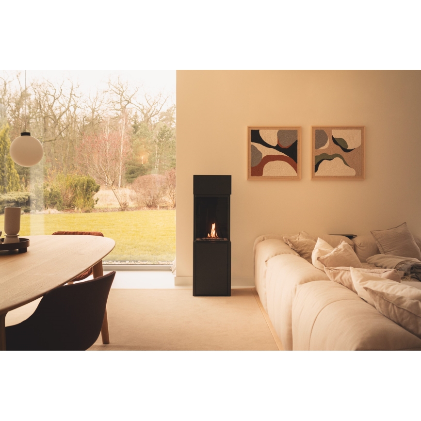 Planika - Chimenea BIO con control remoto 126,2x40 cm 3,5kW/230V