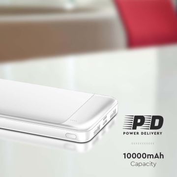 Power Bank Power Delivery 10000mAh/22,5W/5V blanco