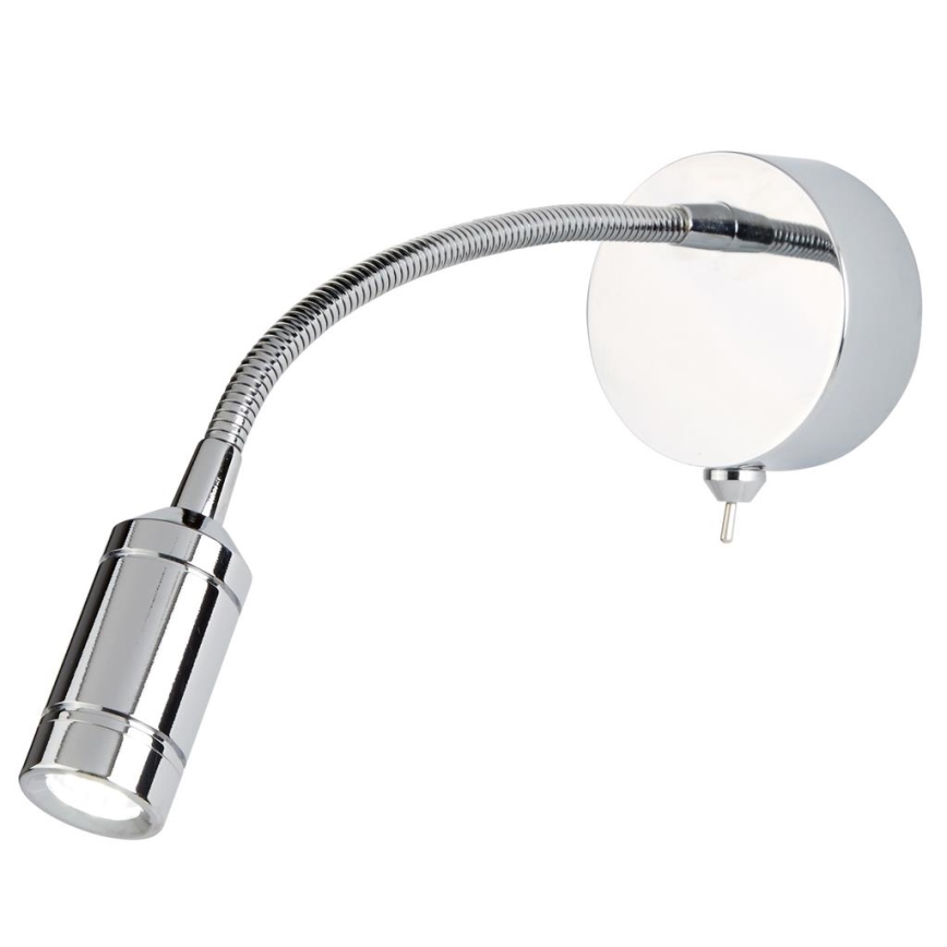 Proyector - Lámpara LED flexible pequeña ADJU LED/1W/230V cromo