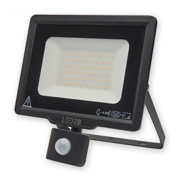 Proyector LED de exterior con sensor LED/50W/230V 6500K IP44