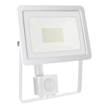 Proyector LED de exterior con sensor NOCTIS LUX 2 LED/30W/230V 4000K IP44 blanco