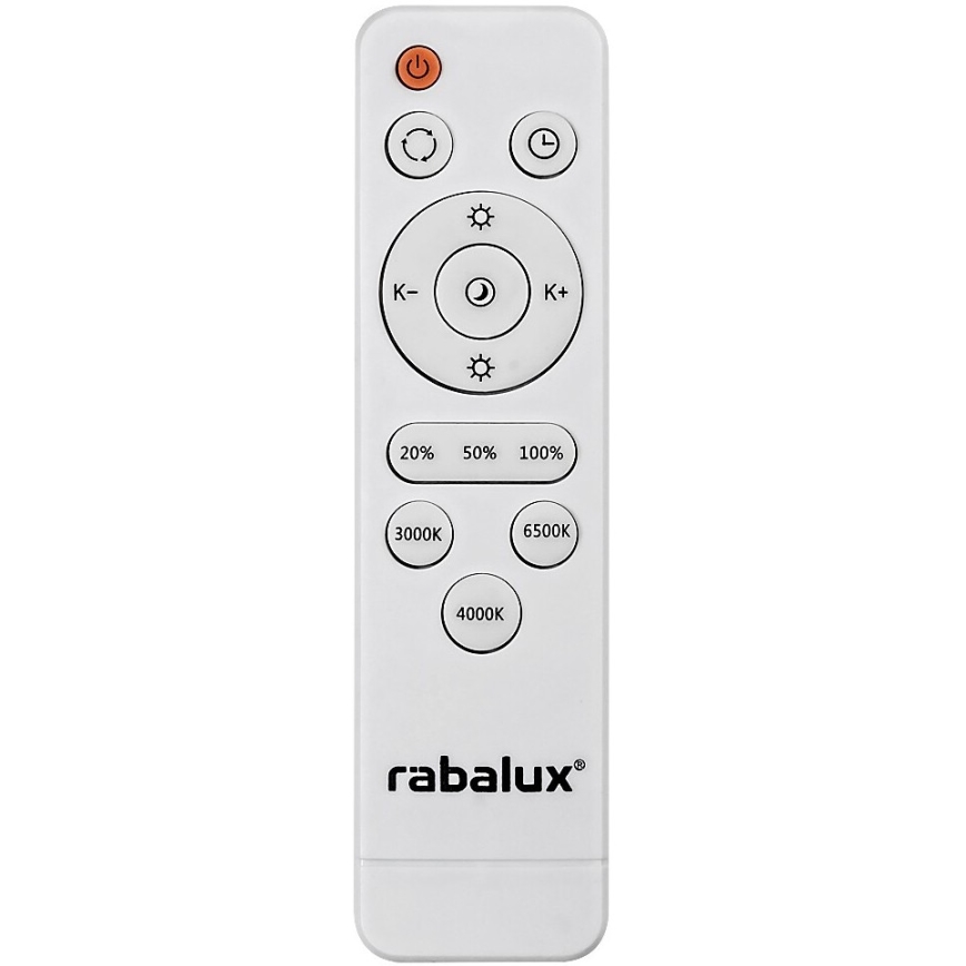 Rabalux - Plafón LED regulable con control remoto LED/48W/230V