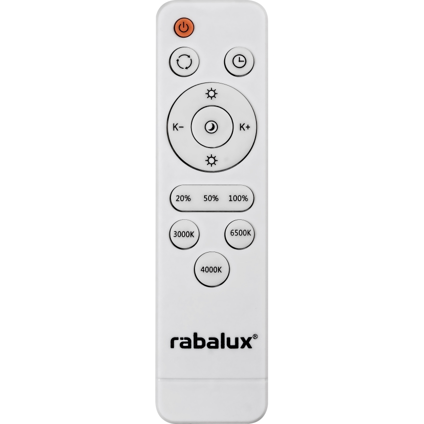 Rabalux - Plafón LED regulable con control remoto LED/48W/230V