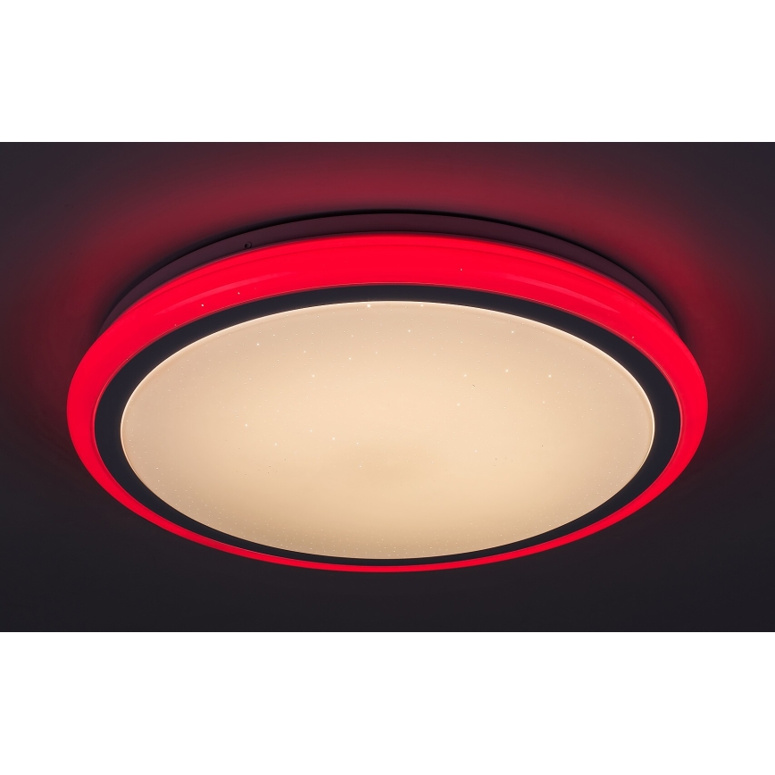 Rabalux - Plafón LED regulable con control remoto RGB LED/32W/230V