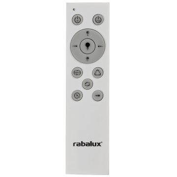 Rabalux - Plafón LED regulable con control remoto RGB LED/32W/230V