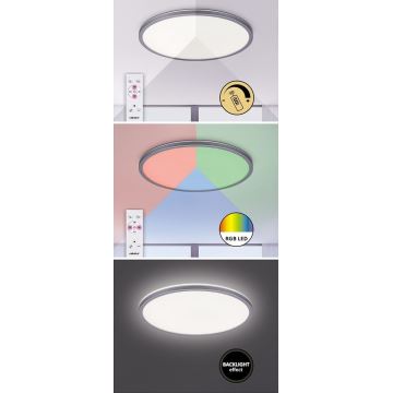 Rabalux - Plafón LED RGB regulable LED/22W/230V Wi-Fi + mando a distancia