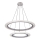 Rabalux 2429 - Lámpara colgante LED ADRIENNE LED/62W/230V plateado