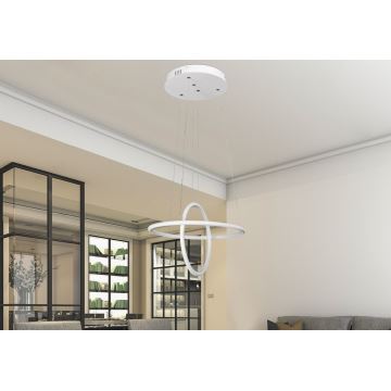 Rabalux 2544 - Lámpara colgante LED DONATELLA LED/37W/230V blanco