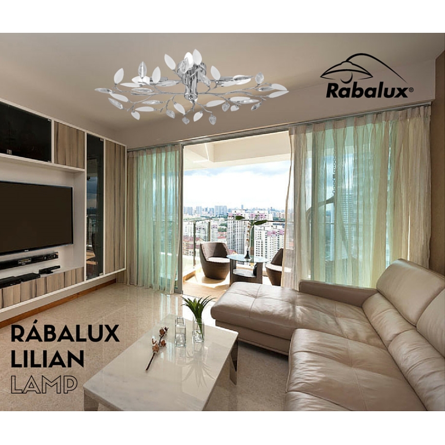 Rabalux - Plafón 4xE14/40W/230V