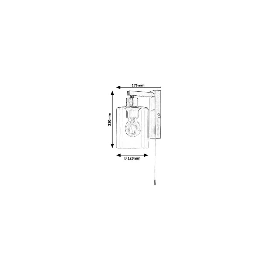 Rabalux - Aplique 1xE27/40W/230V