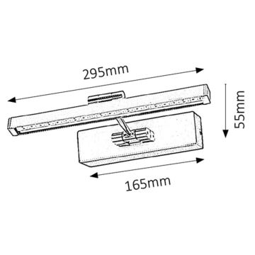 Rabalux - Lámpara LED de cuadro LED/5W/230V