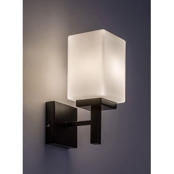 Rabalux - Aplique de baño 1xE14/10W/230V IP44 negro