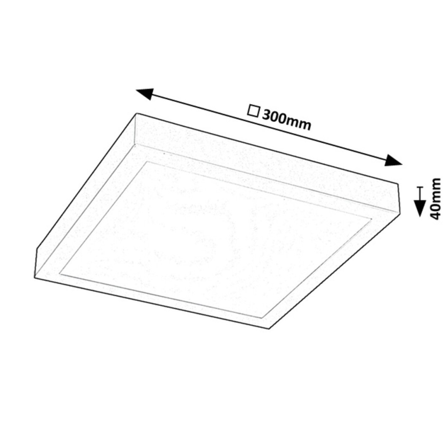 Rabalux - Panel LED fijo LED/18W/230V 4000K 30x30 cm